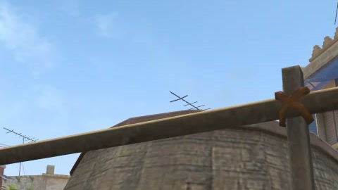 Close-up of the aim point just before the throw