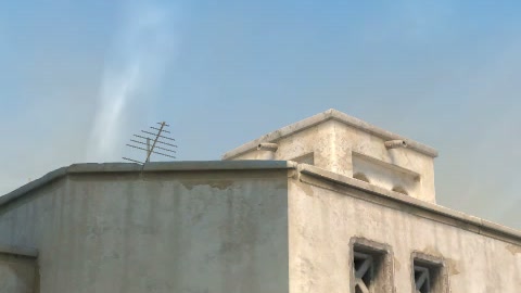 Close-up of the aim point just before the throw