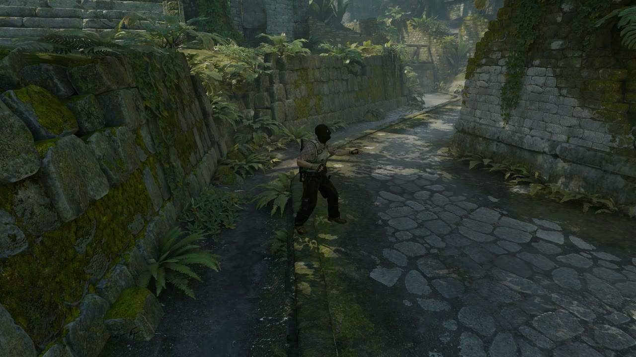 Third-person view of the setup position