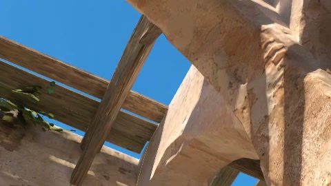 Close-up of the aim point just before the throw