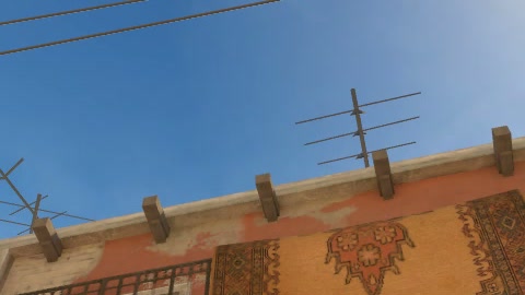 Close-up of the aim point just before the throw