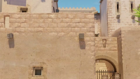 Close-up of the aim point just before the throw