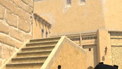 Close-up of the aim point just before the throw