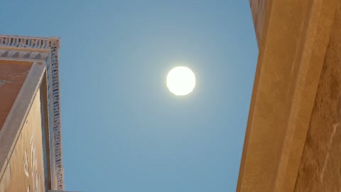 Close-up of the aim point just before the throw