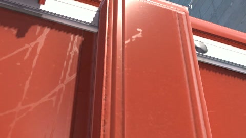 Close-up of the aim point just before the throw
