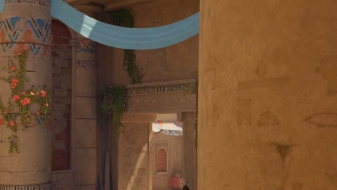 Close-up of the aim point just before the throw