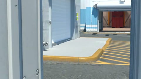 Close-up of the aim point just before the throw