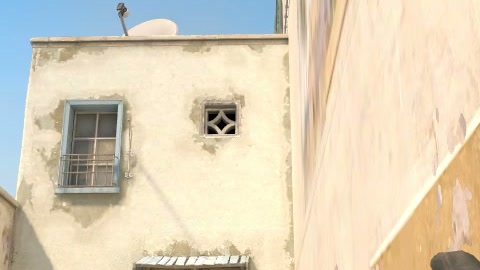 Close-up of the aim point just before the throw