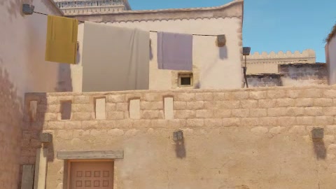 Close-up of the aim point just before the throw