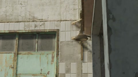 Close-up of the aim point just before the throw