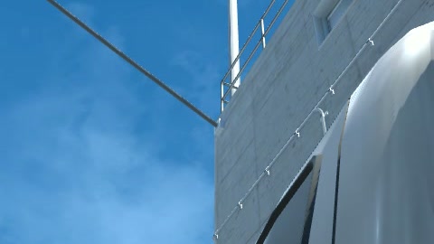 Close-up of the aim point just before the throw