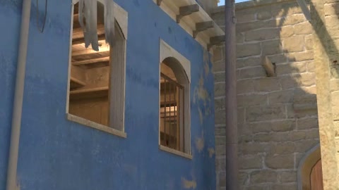 Close-up of the aim point just before the throw