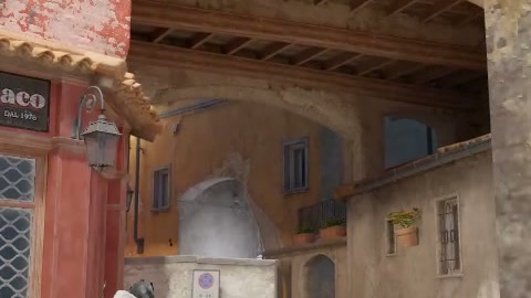 Close-up of the aim point just before the throw