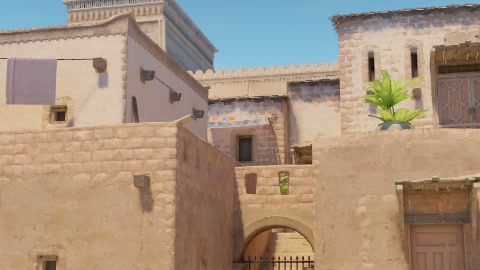 Close-up of the aim point just before the throw