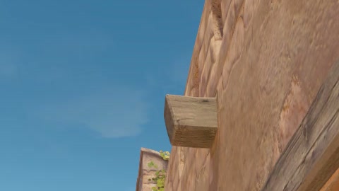 Close-up of the aim point just before the throw