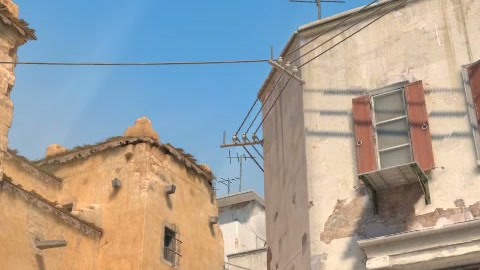 Close-up of the aim point just before the throw