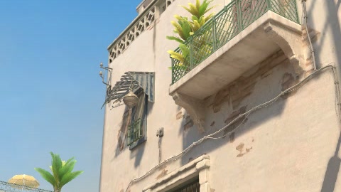 Close-up of the aim point just before the throw