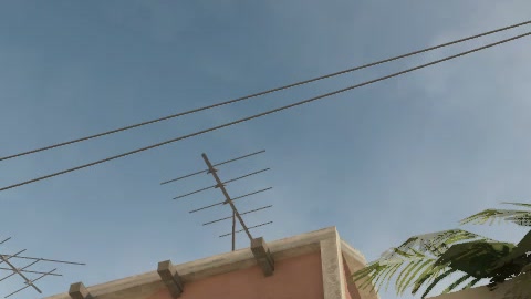 Close-up of the aim point just before the throw