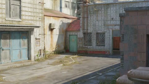 Close-up of the aim point just before the throw