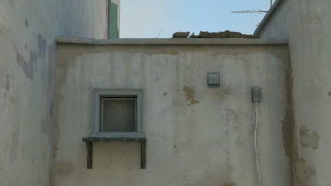 Close-up of the aim point just before the throw