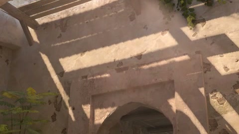 Close-up of the aim point just before the throw