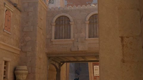 Close-up of the aim point just before the throw