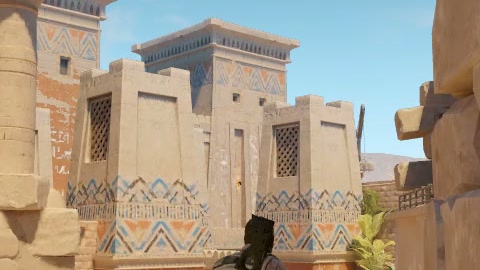 Close-up of the aim point just before the throw