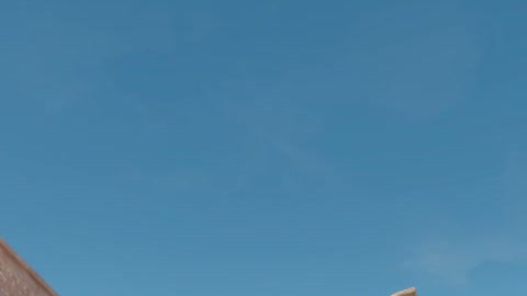 Close-up of the aim point just before the throw