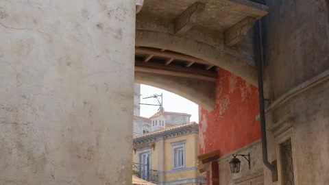 Close-up of the aim point just before the throw