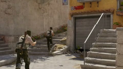 Close-up of the aim point just before the throw