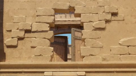 Close-up of the aim point just before the throw