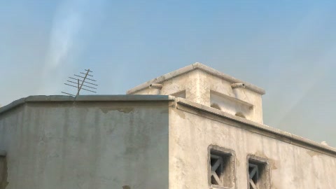 Close-up of the aim point just before the throw