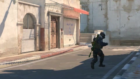 Close-up of the aim point just before the throw