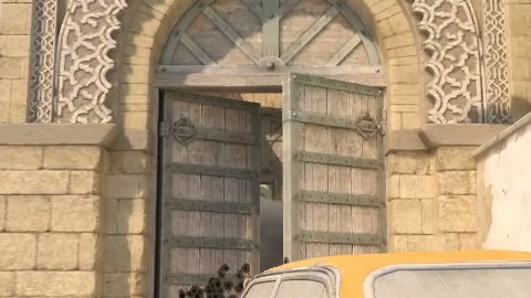 Close-up of the aim point just before the throw