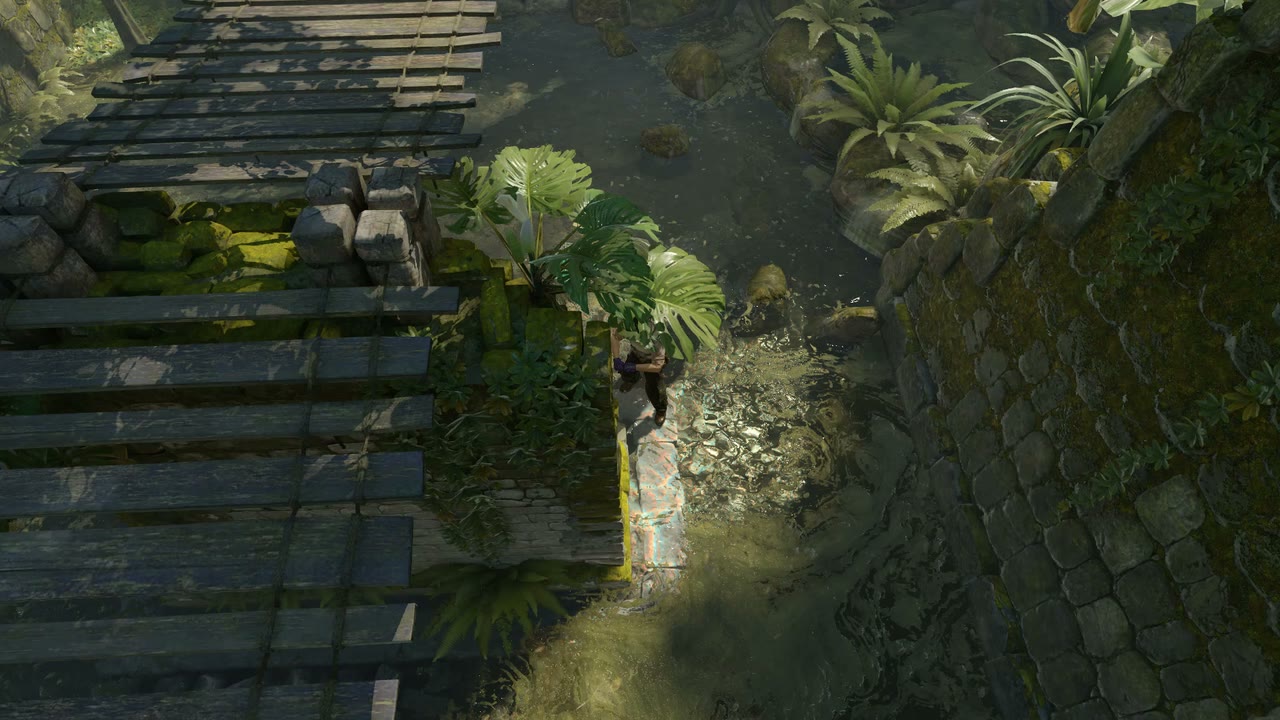 Third-person view of the setup position