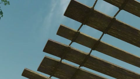 Close-up of the aim point just before the throw