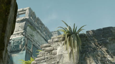 Close-up of the aim point just before the throw