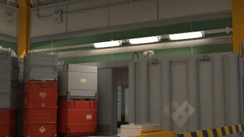 Close-up of the aim point just before the throw