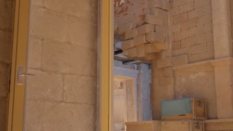 Close-up of the aim point just before the throw