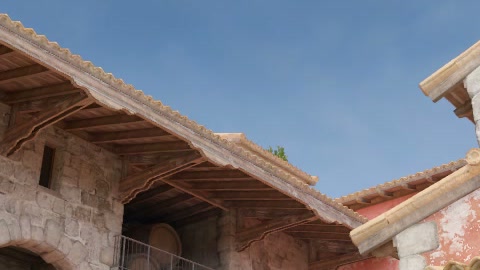 Close-up of the aim point just before the throw